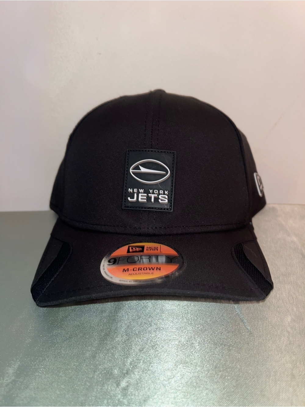 NWT New Era Black New York Jets 9FORTY Adjustable Cap